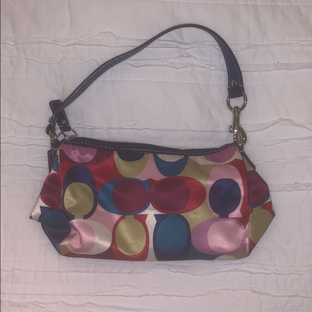 *LIKE NEW* colorful coach purse